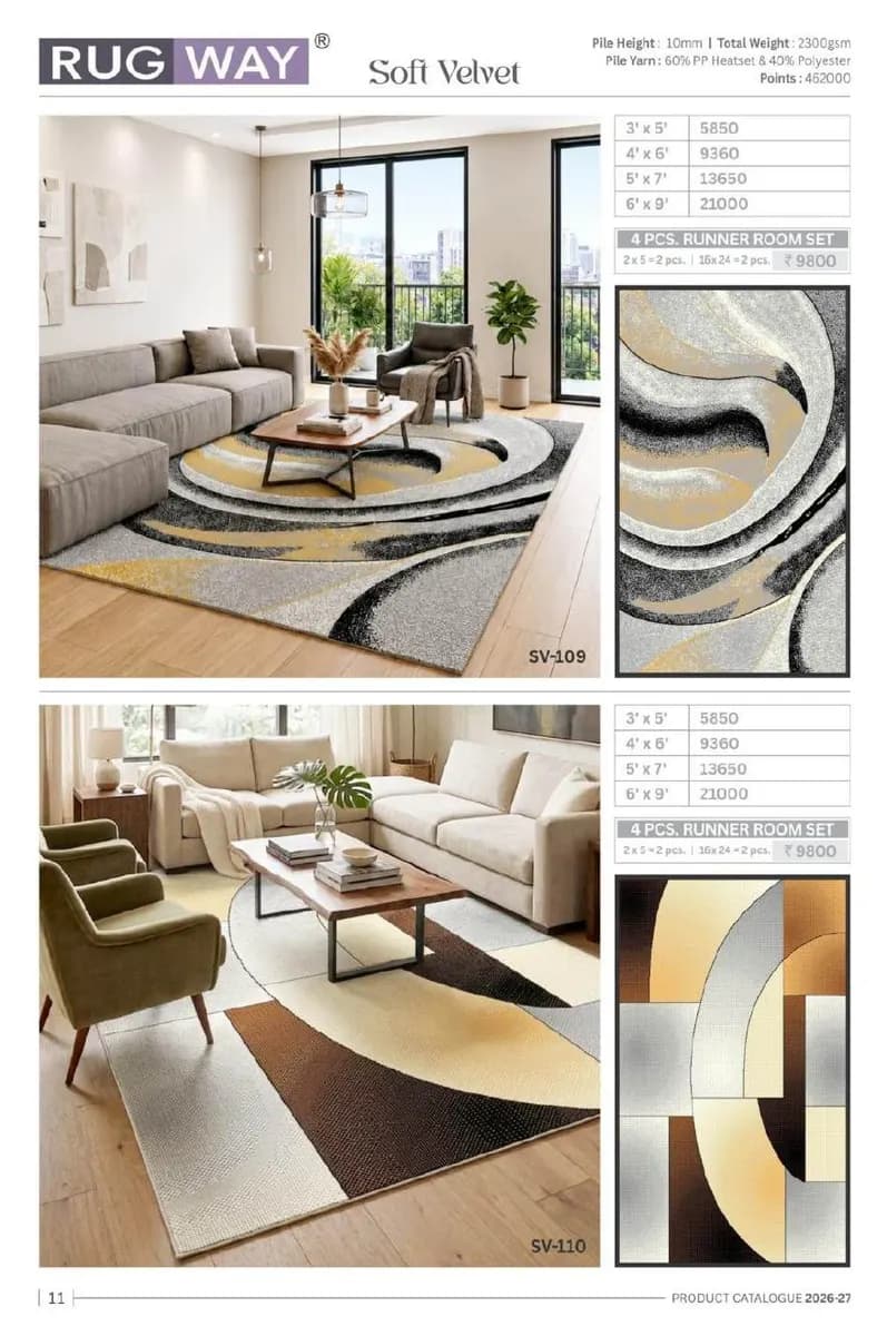 Turkish Delight — Modern Area Rugs & Carpets catalog page 14 — RUG WAY · Interium RUG WAY Turkish-Weave Area Rug Collection