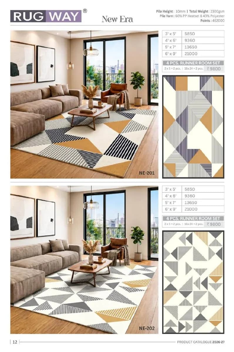 Turkish Delight — Modern Area Rugs & Carpets catalog page 15 — RUG WAY · Interium RUG WAY Turkish-Weave Area Rug Collection