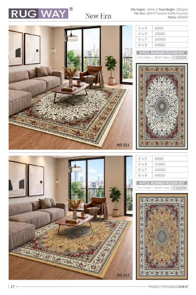 Turkish Delight — Modern Area Rugs & Carpets catalog page 20 — RUG WAY · Interium RUG WAY Turkish-Weave Area Rug Collection