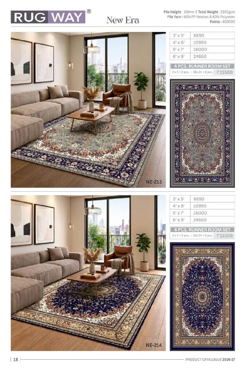 Turkish Delight — Modern Area Rugs & Carpets catalog page 21 — RUG WAY · Interium RUG WAY Turkish-Weave Area Rug Collection