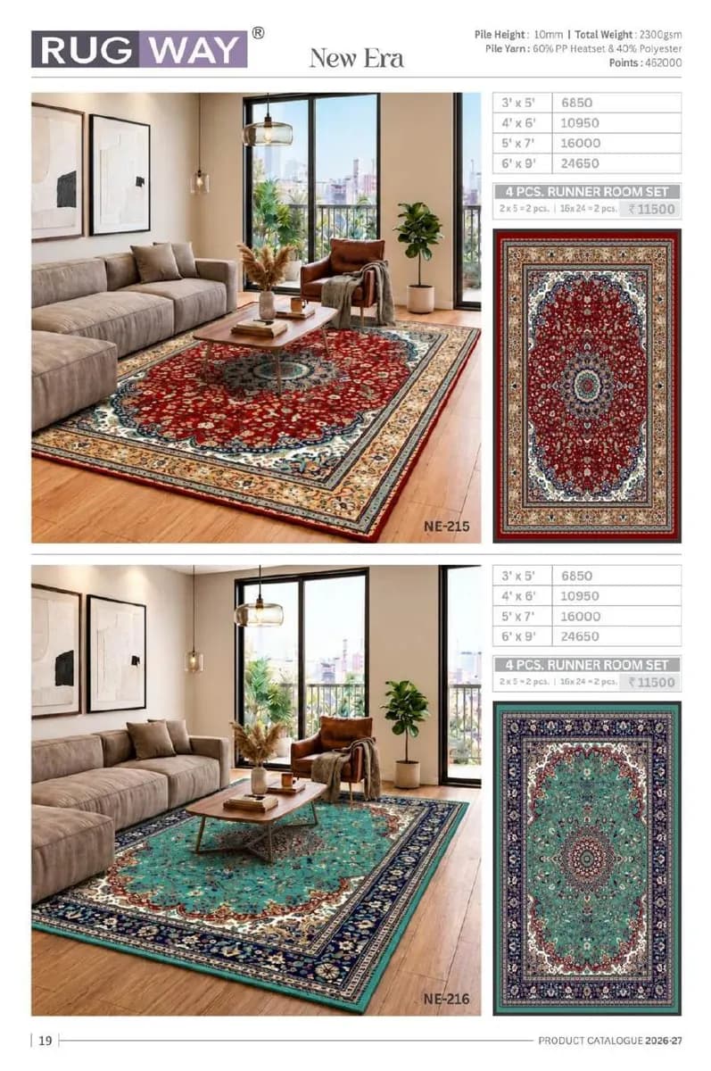 Turkish Delight — Modern Area Rugs & Carpets catalog page 22 — RUG WAY · Interium RUG WAY Turkish-Weave Area Rug Collection