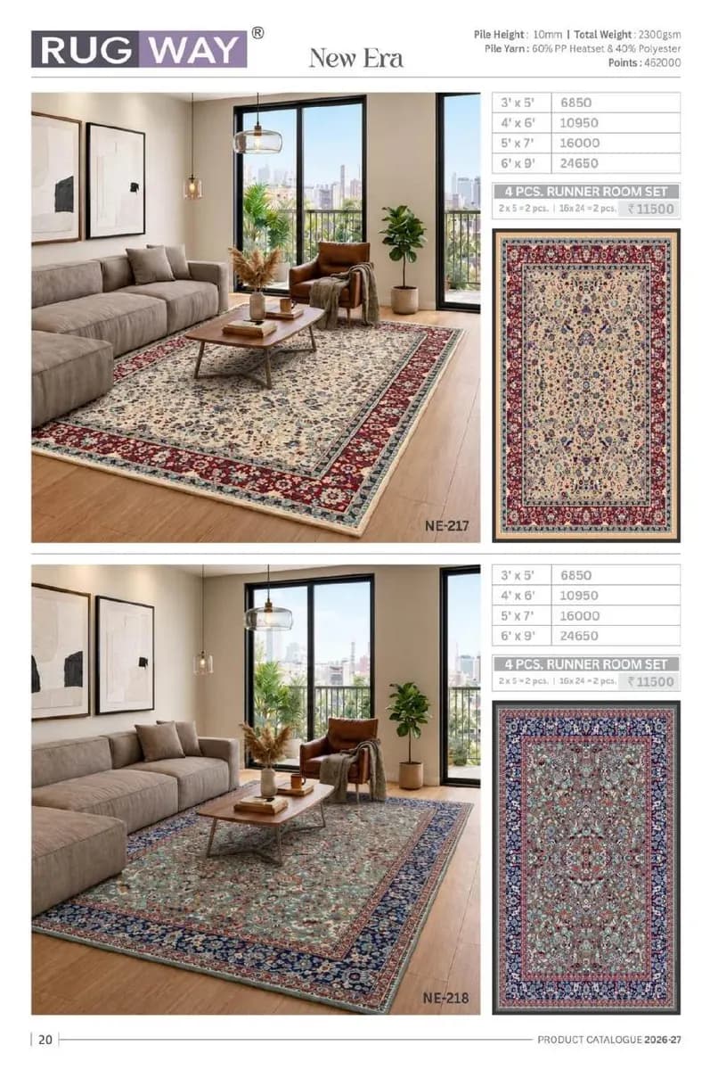 Turkish Delight — Modern Area Rugs & Carpets catalog page 23 — RUG WAY · Interium RUG WAY Turkish-Weave Area Rug Collection
