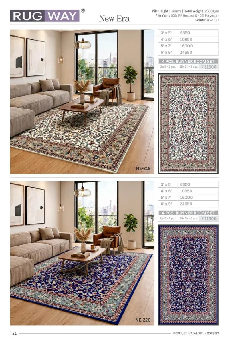 Turkish Delight — Modern Area Rugs & Carpets catalog page 24 — RUG WAY · Interium RUG WAY Turkish-Weave Area Rug Collection