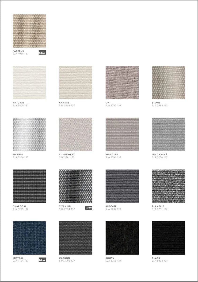 Sunbrella Timeless catalog page 8 — Sunbrella® Sunbrella & Agora Outdoor Fabrics