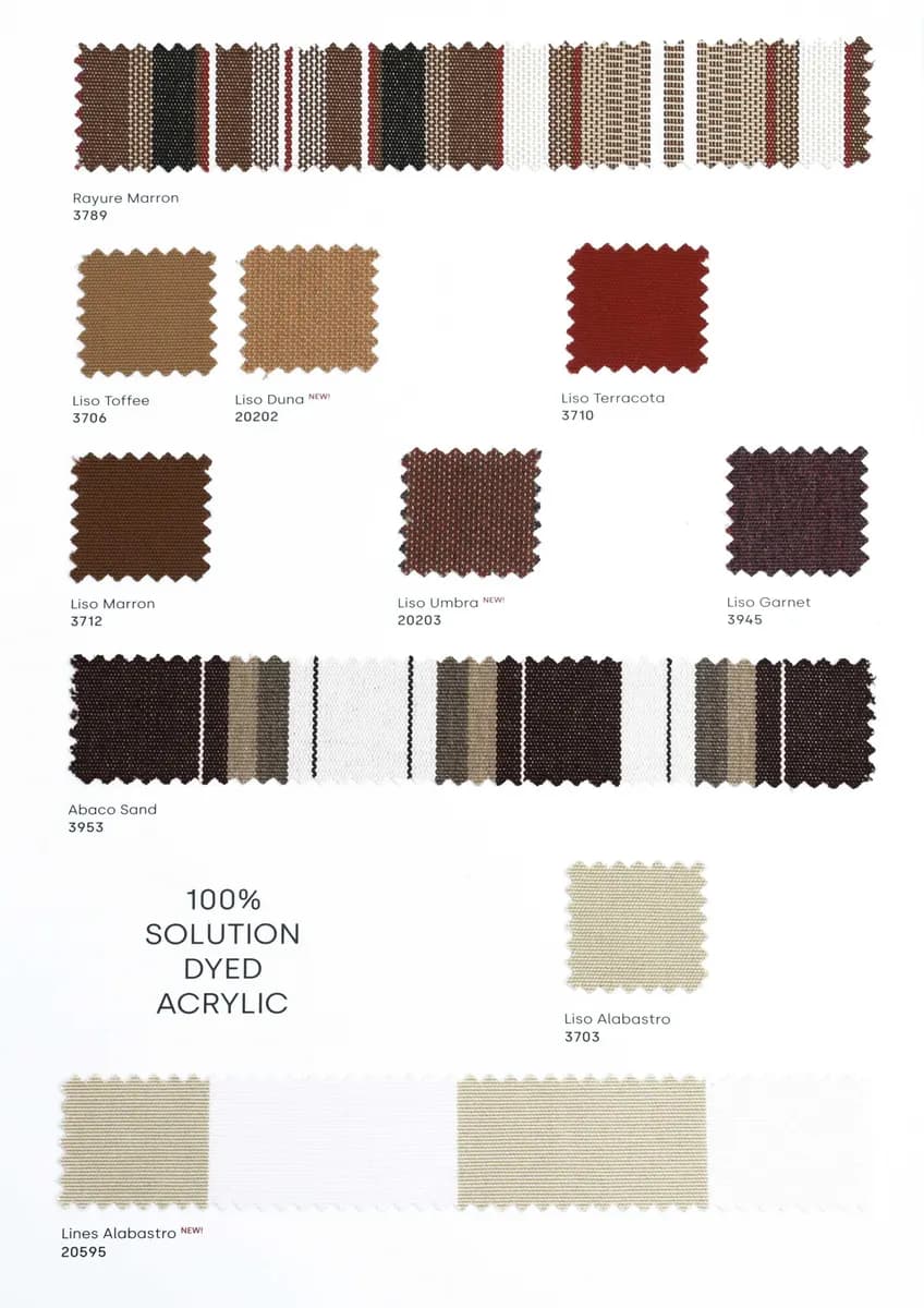 Agora Experience Fabrics — Classic catalog page 2 — Agora® by Tuvatextil Sunbrella & Agora Outdoor Fabrics