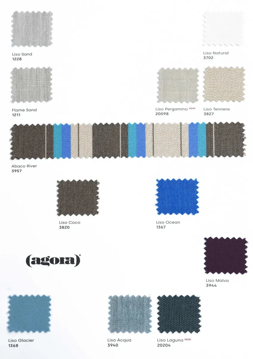 Agora Experience Fabrics — Classic catalog page 4 — Agora® by Tuvatextil Sunbrella & Agora Outdoor Fabrics