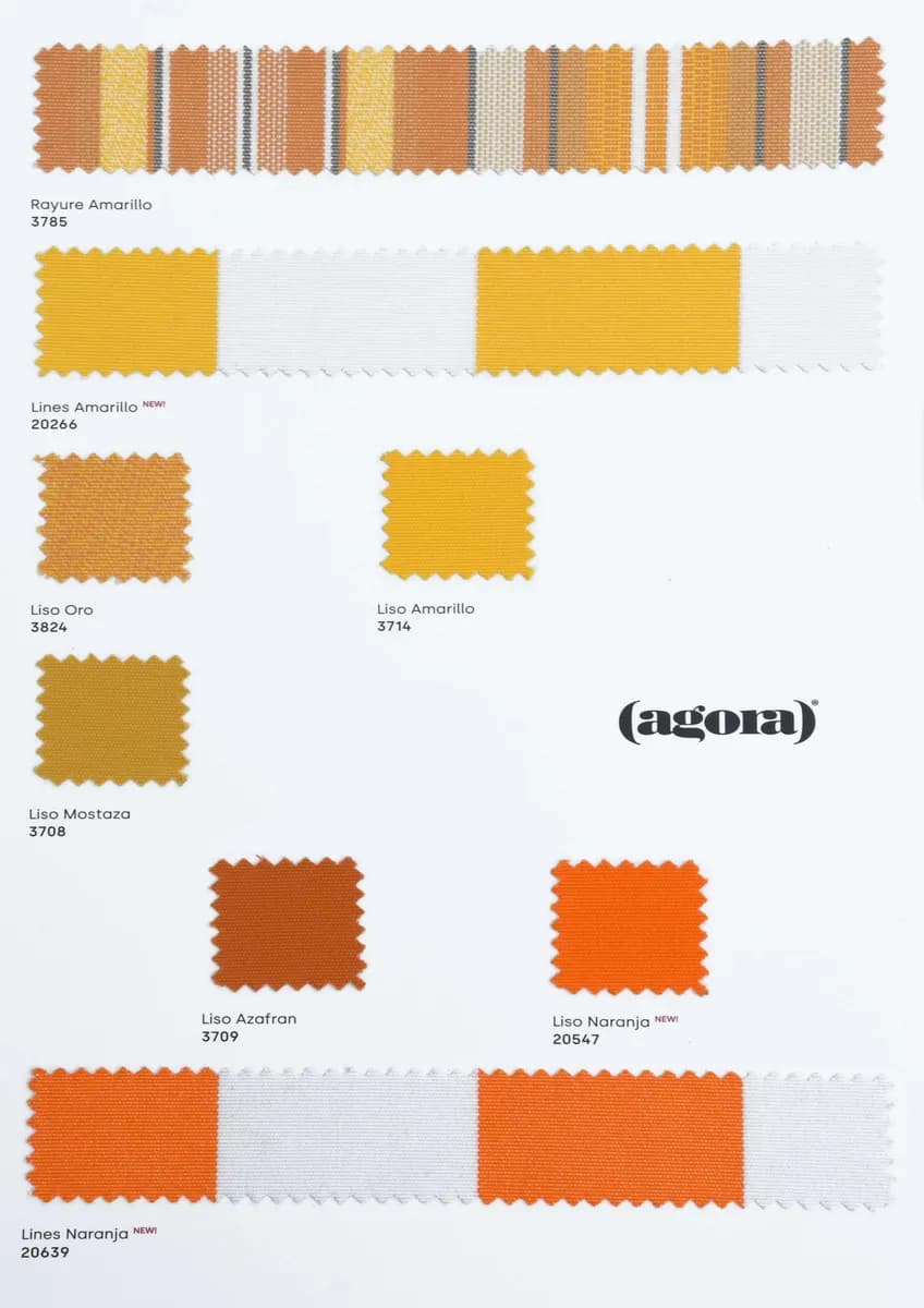 Agora Experience Fabrics — Classic catalog page 8 — Agora® by Tuvatextil Sunbrella & Agora Outdoor Fabrics