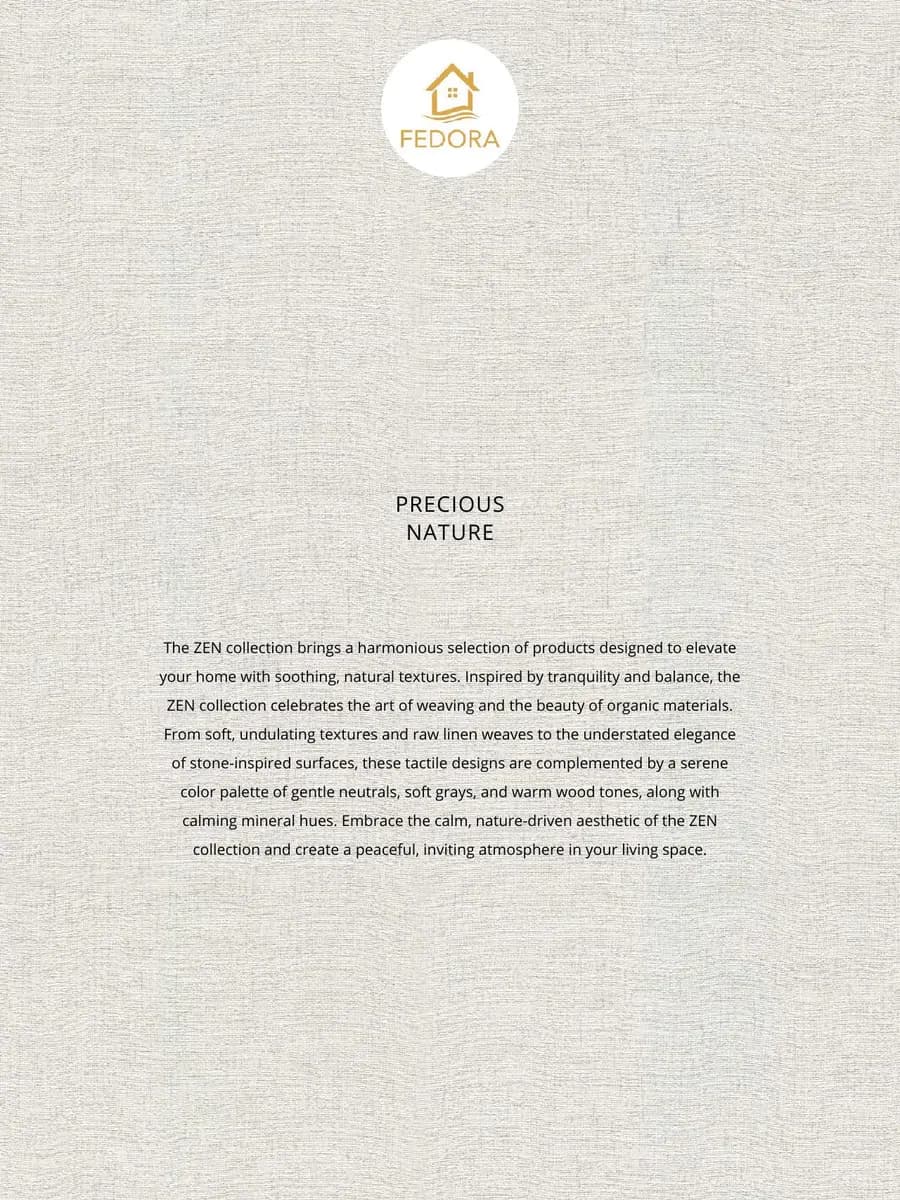 ZEN — Serene Nature Collection catalog page 2 — Fedora by Decori & Decori Imported Italian Wallpaper Collections