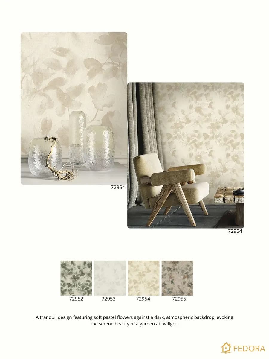 Zen Amber Glow Texture — 3D wallpaper for wall (Fedora Zen)