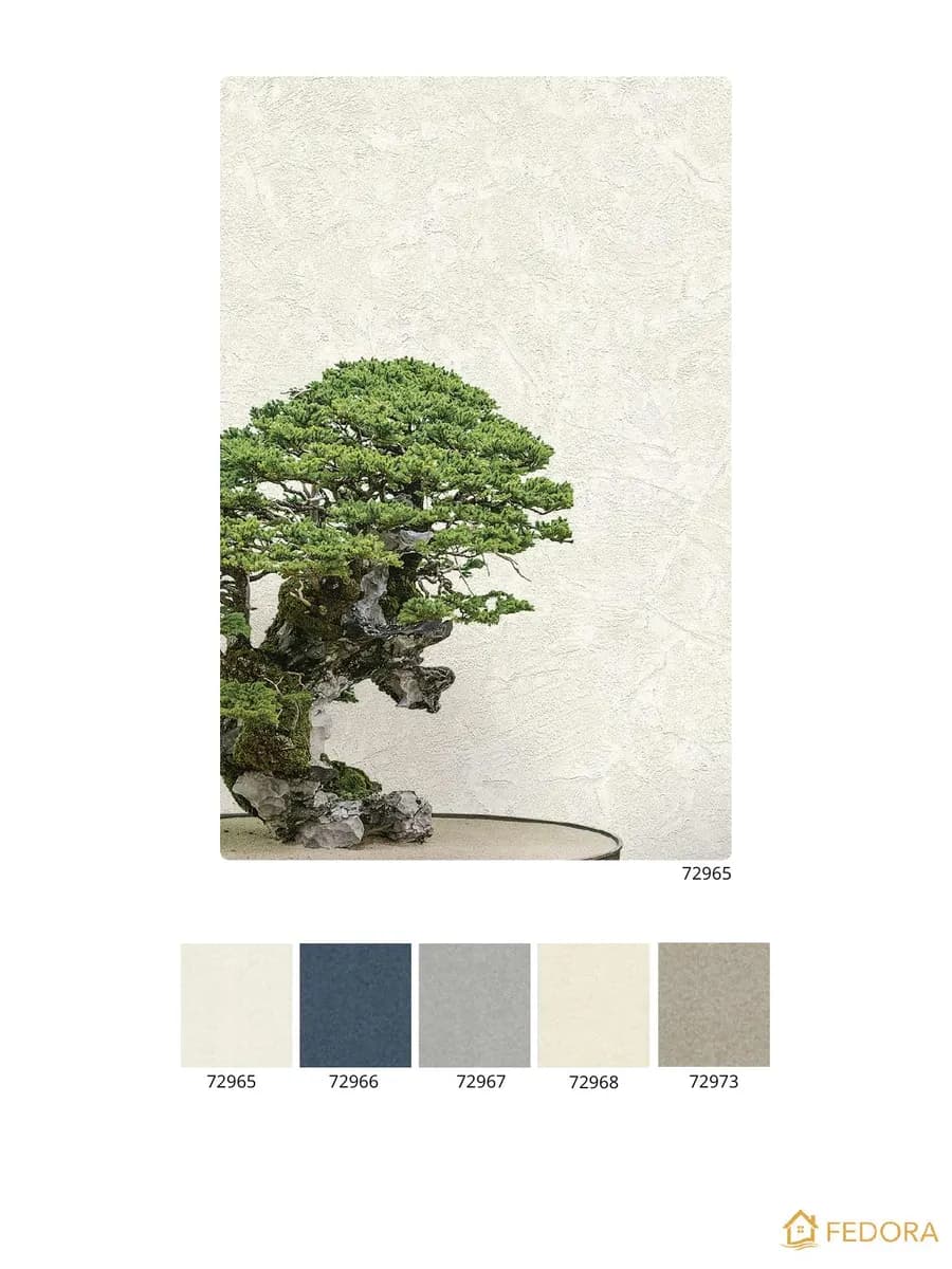 ZEN — Serene Nature Collection catalog page 22 — Fedora by Decori & Decori Imported Italian Wallpaper Collections