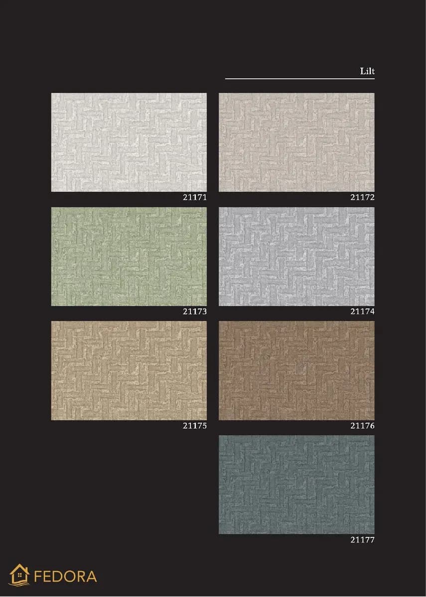SILVA ESSENCE — Botanical & Floral catalog page 20 — Fedora by D&C · Produced by Zeno Wallpaper Imported Italian Wallpaper Collections