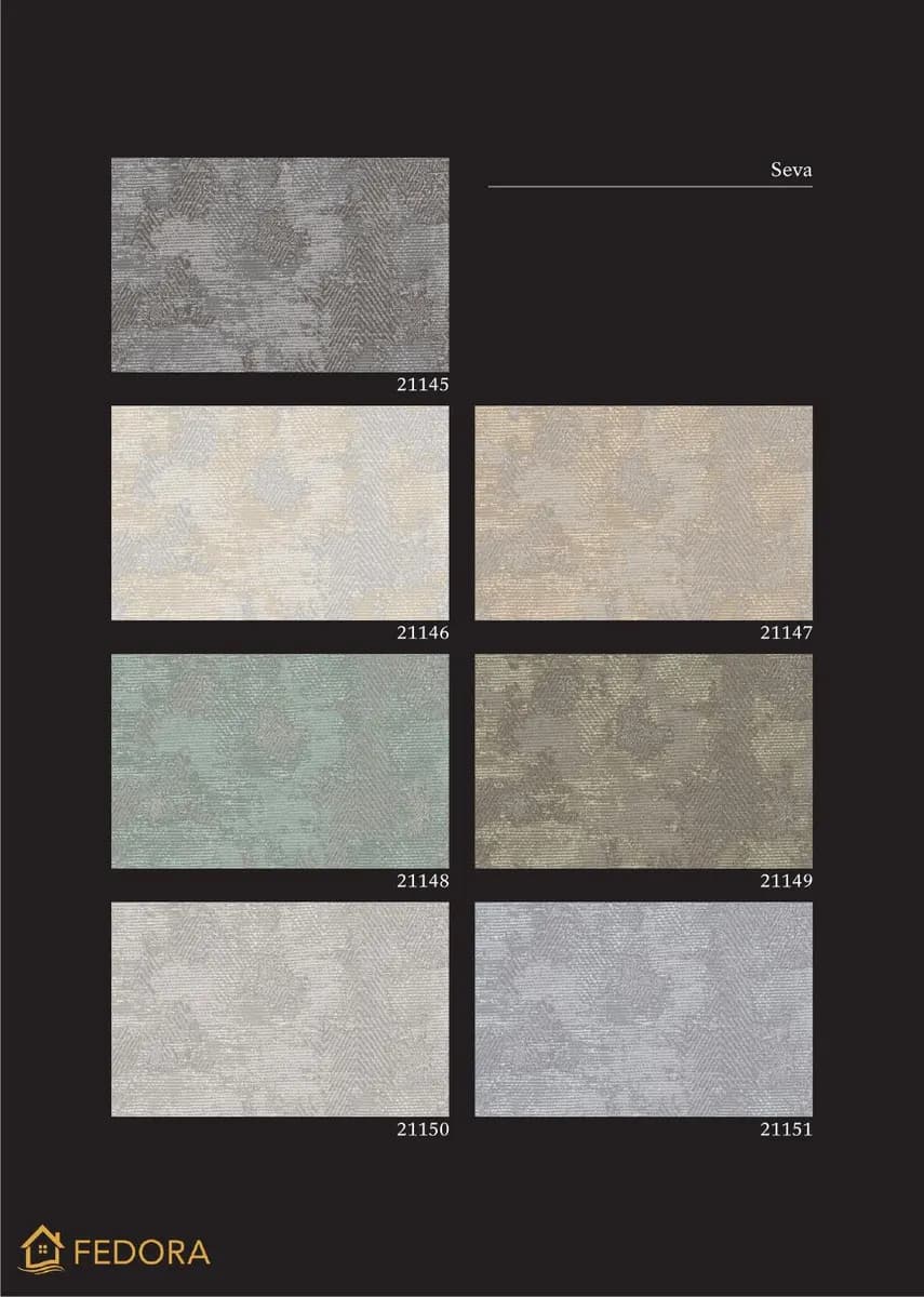 SILVA ESSENCE — Botanical & Floral catalog page 26 — Fedora by D&C · Produced by Zeno Wallpaper Imported Italian Wallpaper Collections