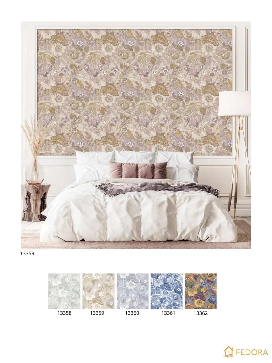 TAHITI — Tropical Botanical catalog page 22 — Fedora by D&C Imported Italian Wallpaper Collections
