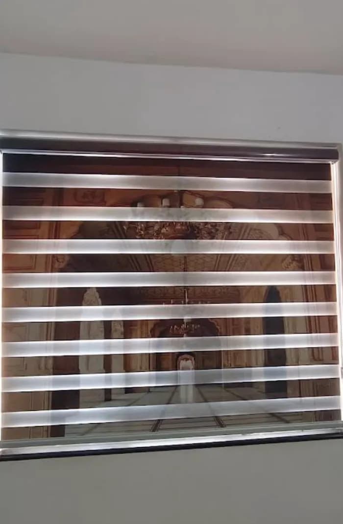 Custom Printed Zebra Roller Blinds for a Vasco residence