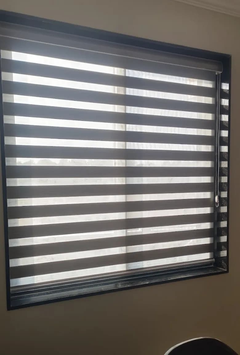 Double-Layer Zebra Roller Blinds for a Vasco residence