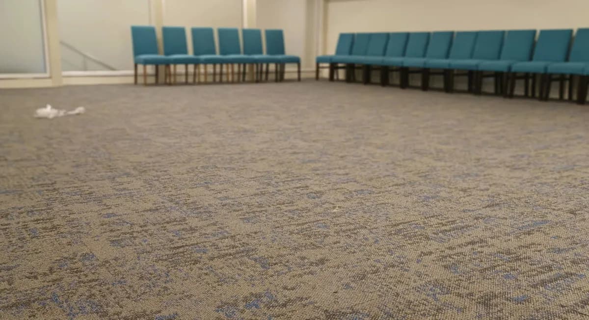 Commercial Office Modular Wall to Wall Carpet Installation