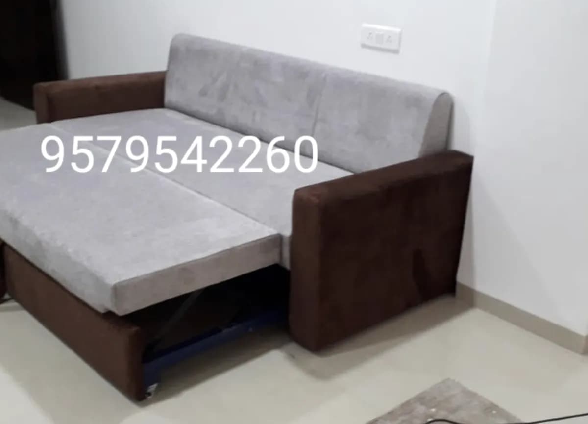Grey and Brown Sofa Bed tailored for Corlim homes