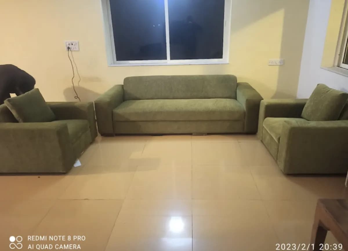 Olive Green Sofa Set tailored for Corlim homes