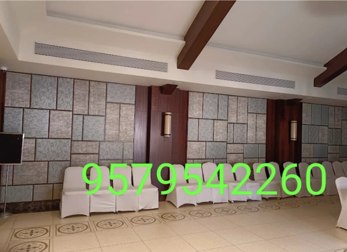 Modern 3D Wallpaper Accent Wall in Living Room
