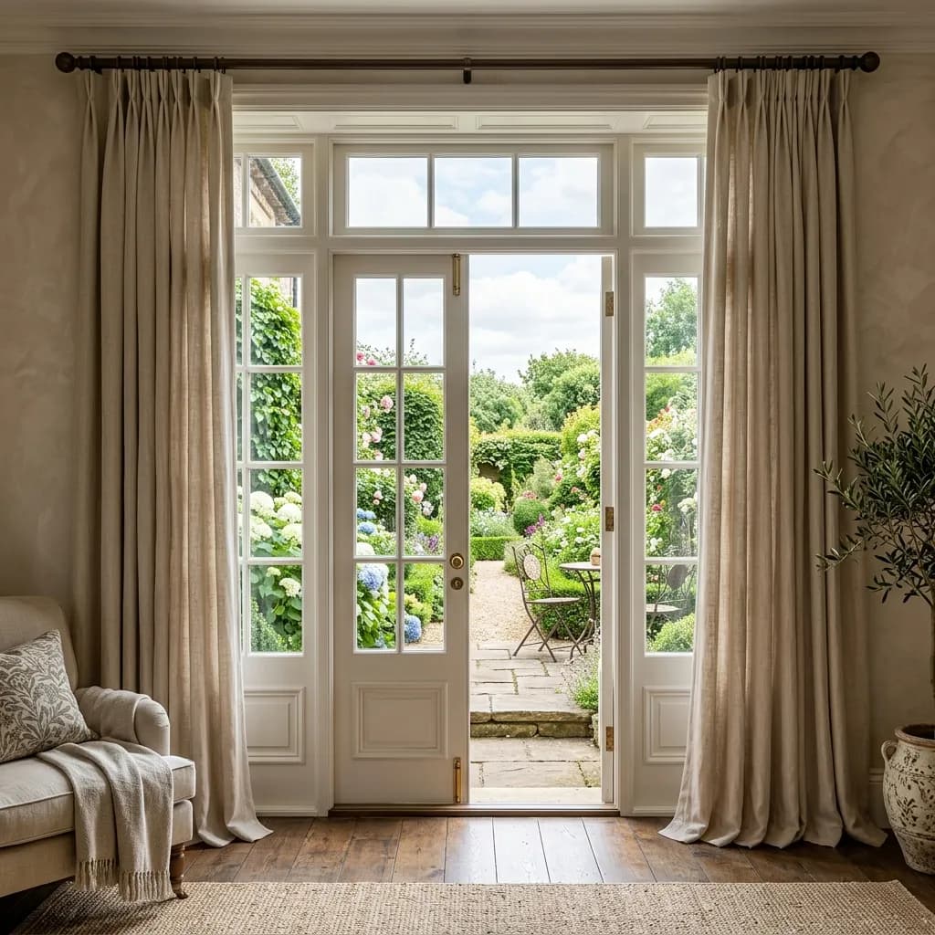 Custom Door Curtains for Goan residences