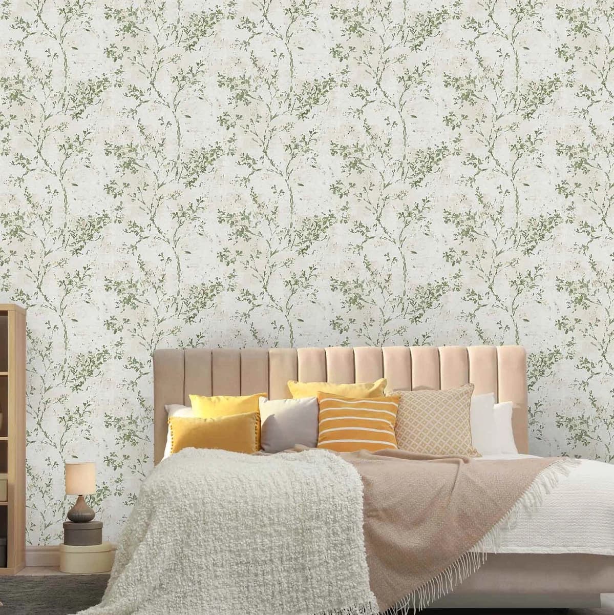 Climbers Botanical Foliage Wallpaper - Luxury Wallpaper in Goa