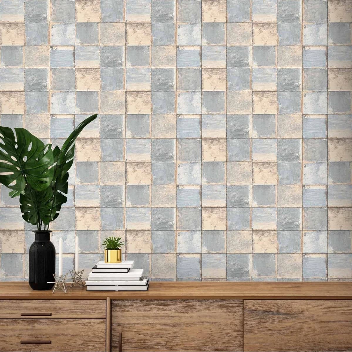 Rustic Earthen Limestone Wallpaper - Luxury Wallpaper in Goa