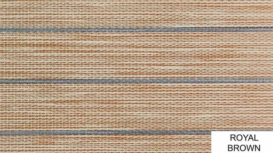 Royal Brown roller blinds fabric — roller blinds Goa