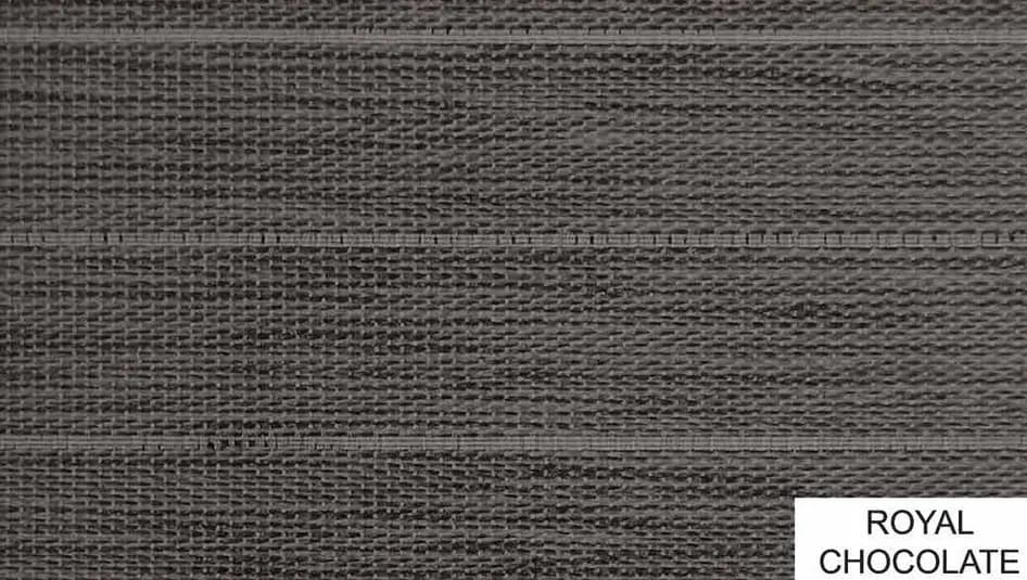 Royal Chocolate roller blinds fabric — roller blinds Goa