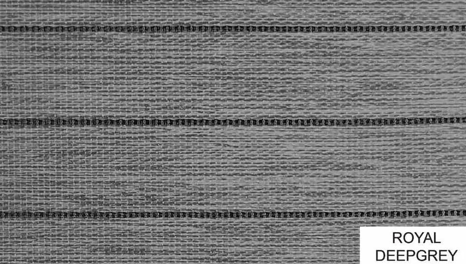 Royal Deep Grey roller blinds fabric — roller blinds Goa