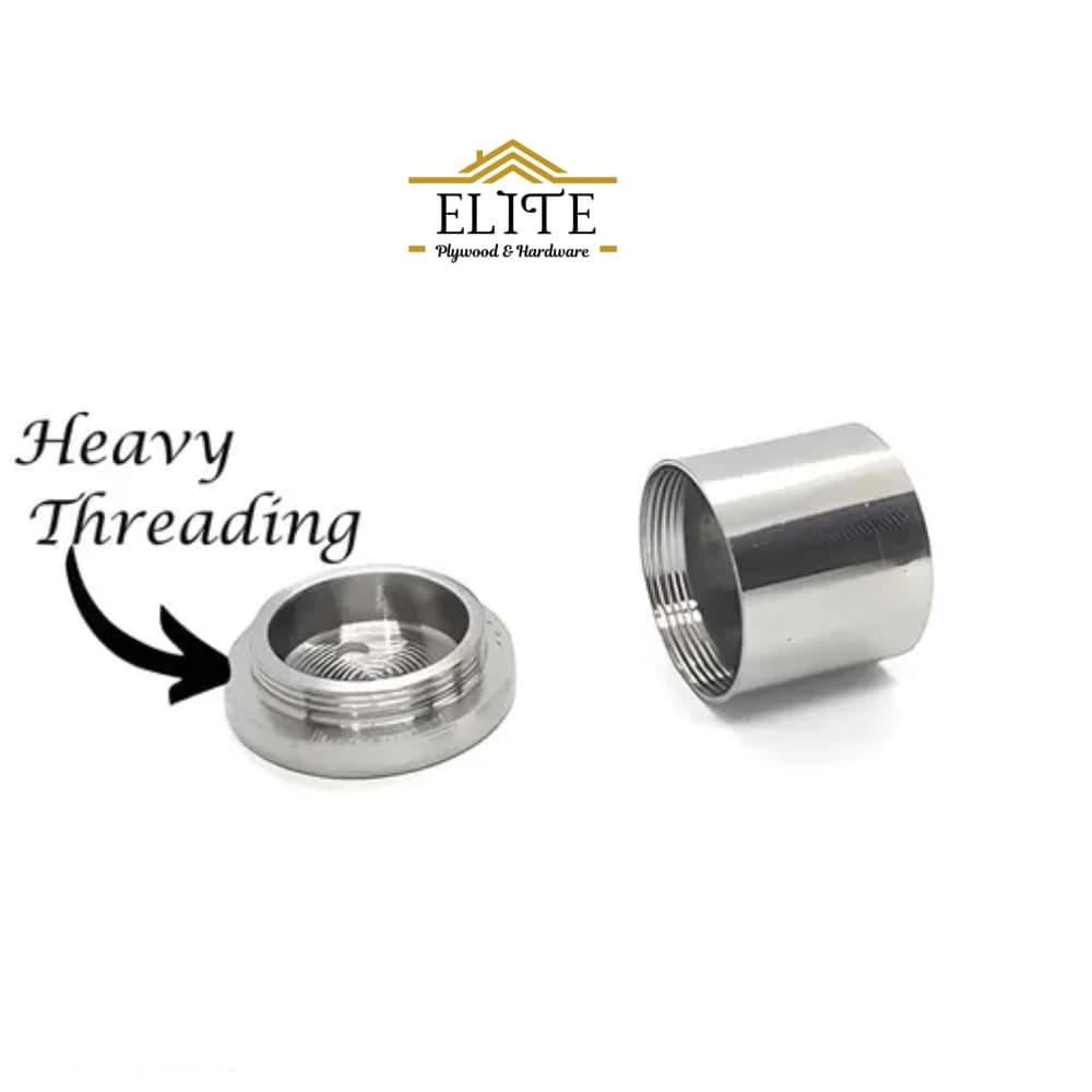Wall-to-Wall Heavy End Flange Brackets for 25mm Rods (Pack of 4) view 3