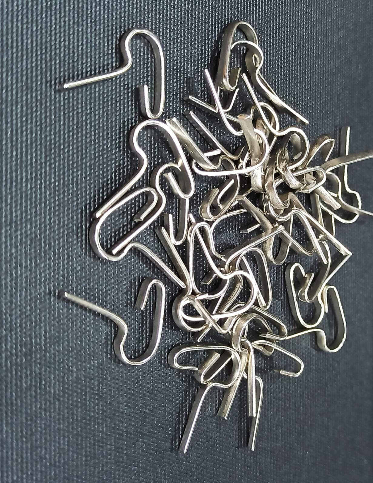 Heavy-Duty Zinc-Plated Metal Curtain Track Hooks (Pack of 100) view 4