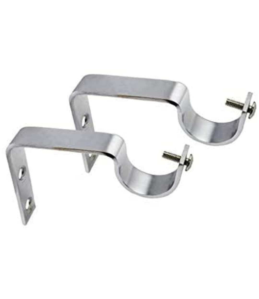 Stainless Steel Modern Curtain Support Clamps (Pack of 4) view 2