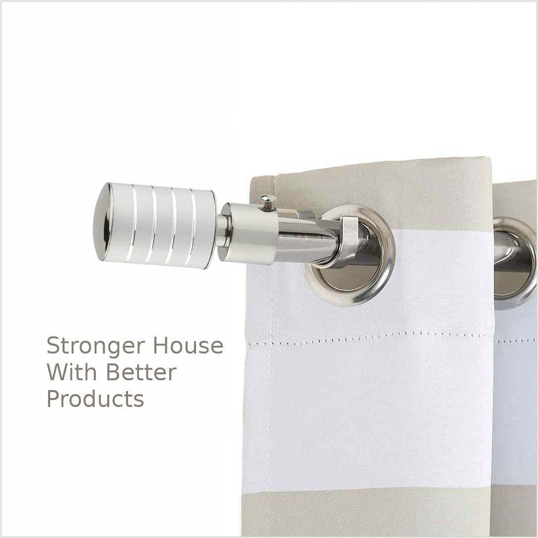 Stainless Steel Premium Curtain Rod Brackets (2 Pairs) view 4