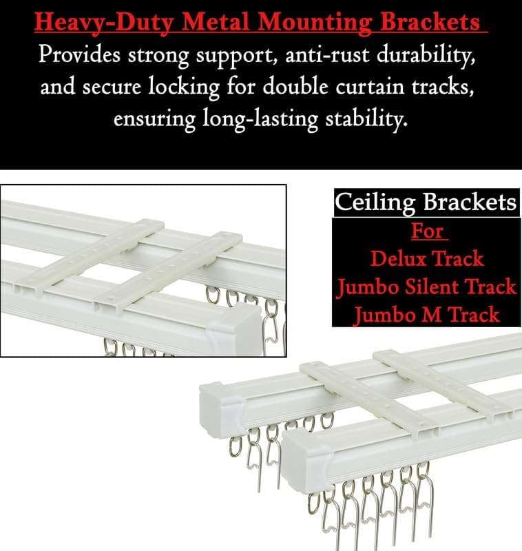Heavy-Duty Double Ceiling Mount M-Track Brackets (Pack of 6) view 3