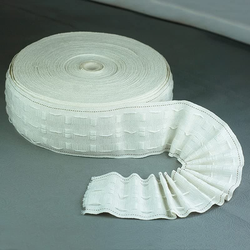 Triple-Cord Pencil Pleat Curtain Header Tape (5m) view 4