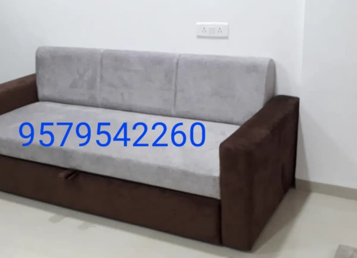 Grey and Brown Sofa Bed tailored for Corlim homes