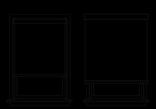 Inside Mount vs Outside Mount window blinds comparison diagram