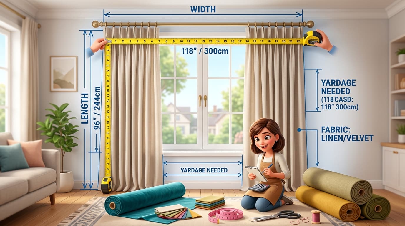 Curtain Fabric Quantity Calculator