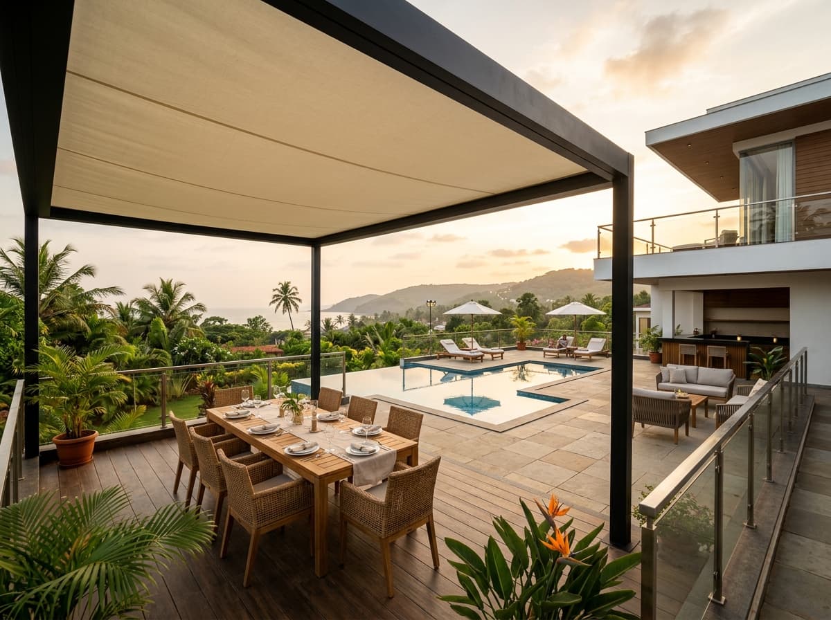Terrace & Poolside Pergolas