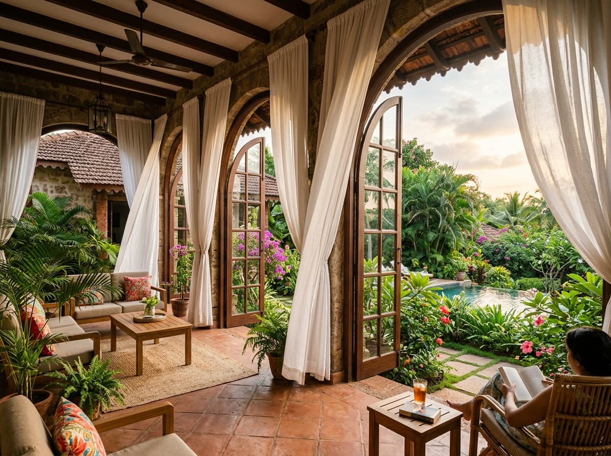Outdoor Patio and Veranda Door Curtains