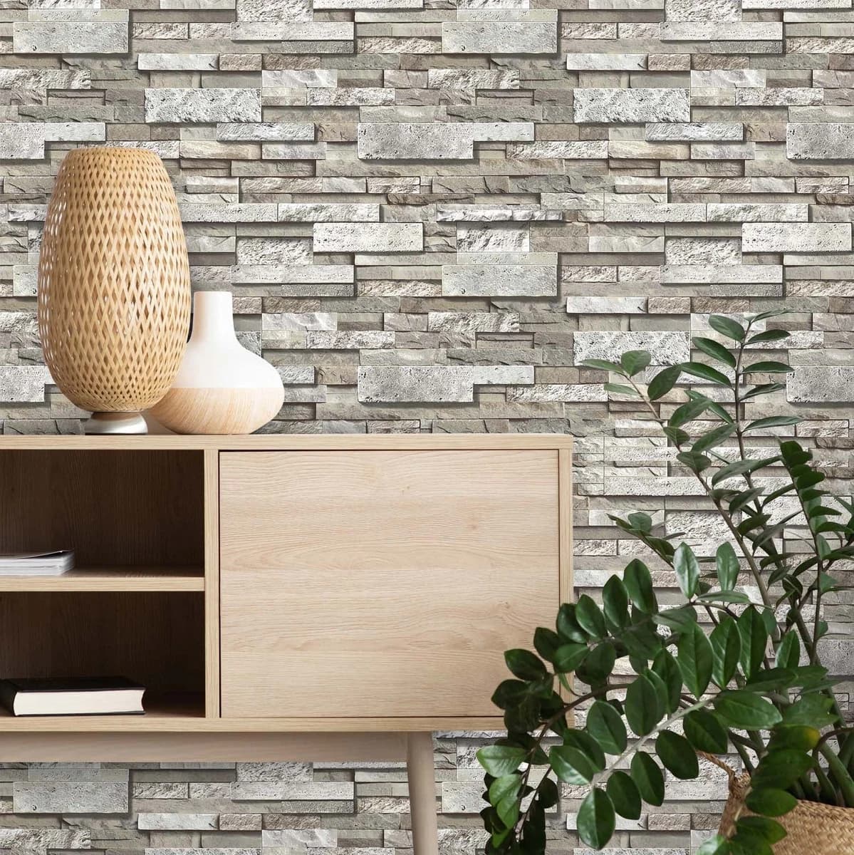 Mica Jet Dark Mineral Wallpaper - Luxury Wallpaper in Goa
