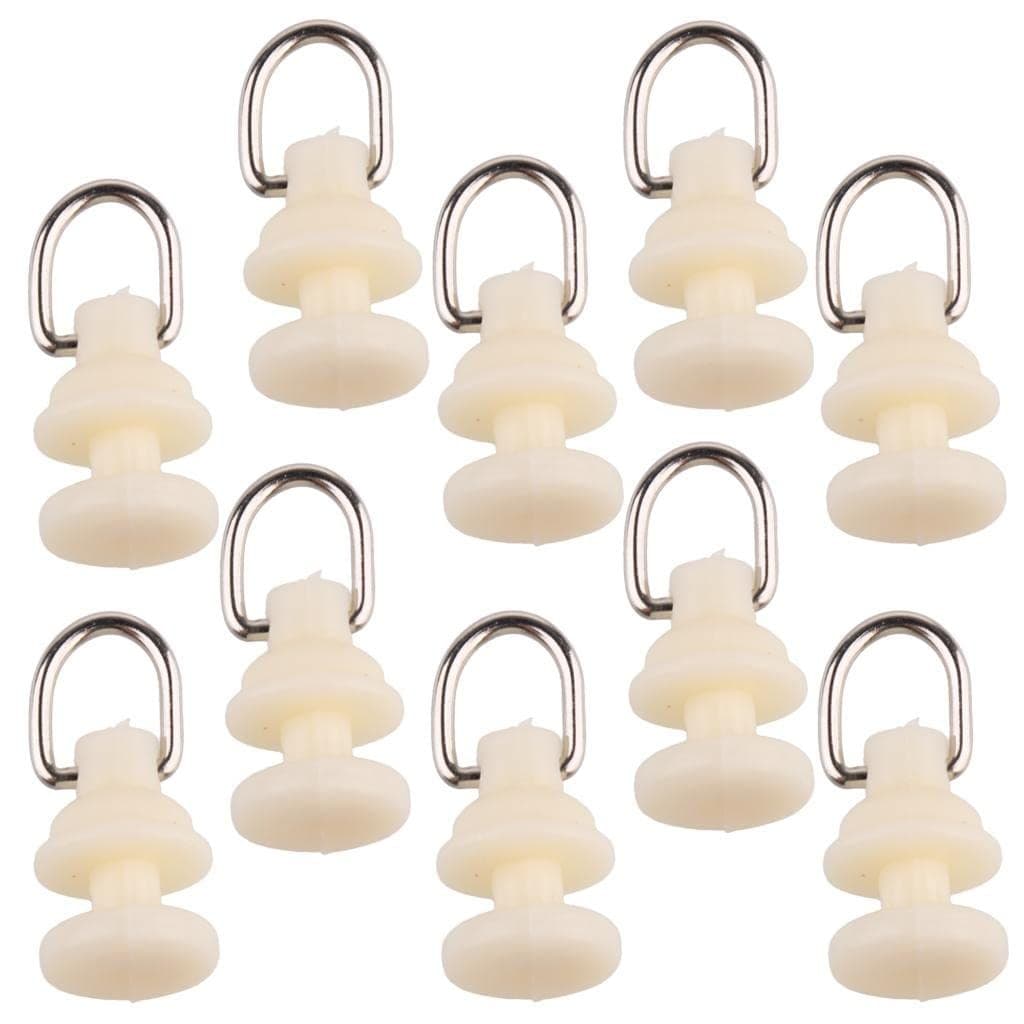 Commercial Silent Curtain Track Glider Rollers (Pack of 10)