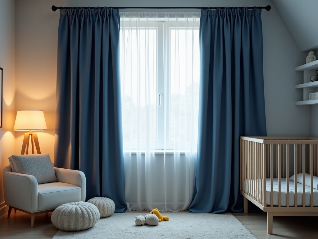 Blackout Curtains in Nursery / Children